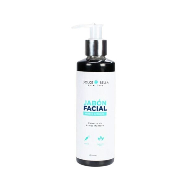 Jabón facial con carbón activado